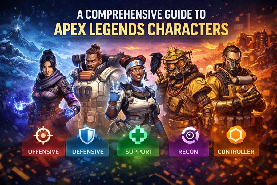 A comprehensive guide to apex legends characters
